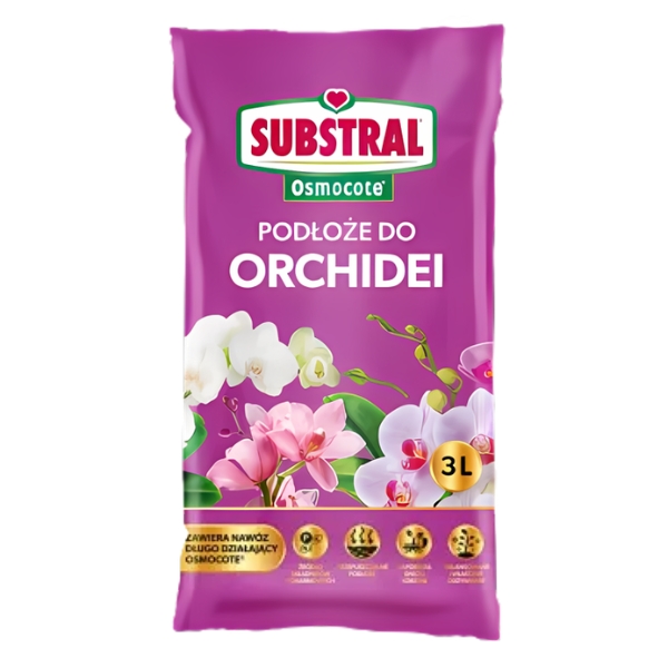 ZIEMIA SUBSTRAL GOTOWE PODŁOŻE OSMOCOTE ORCHIDEA STORCZYKI 3L