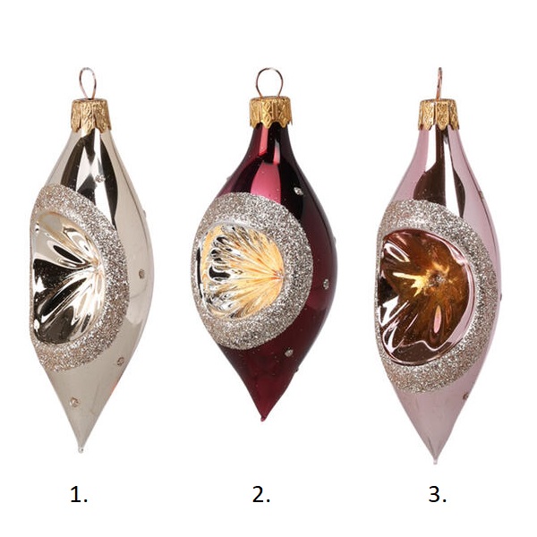 BOMBKA OWAL REFLEKTOR 8cm 3 WZORY 2