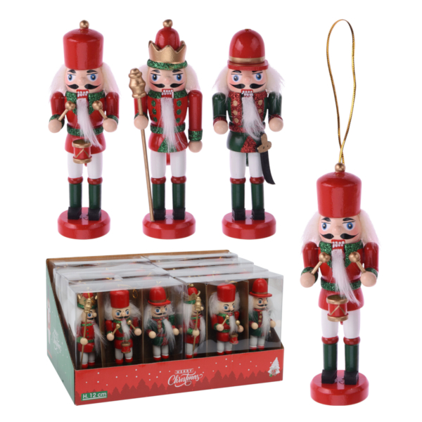 KOMPLET ZAWIESZEK DZIADEK DO ORZECHÓW 3 SZTUKI