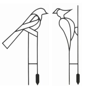 PODPÓRKI DO ROŚLIN PNĄCYCH PTAKI 2 SZTUKI