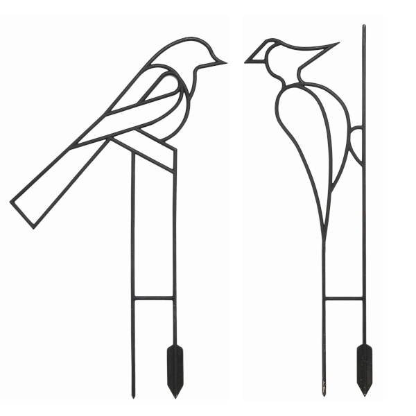 PODPÓRKI DO ROŚLIN PNĄCYCH PTAKI 2 SZTUKI