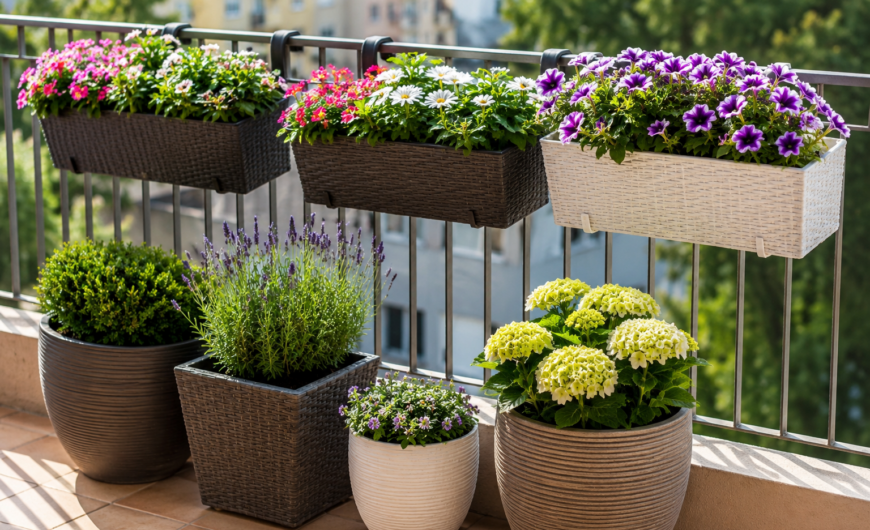 Najlepsze doniczki na balkon. Te modele ułatwią uprawę kwiatów, ziół i warzyw