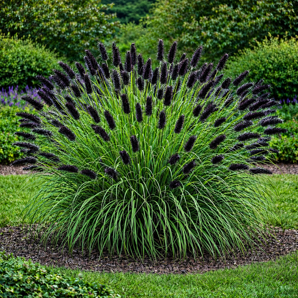 ROZPLENICA JAPOŃSKA BLACK BEAUTY P9 30-50CM TRAWA OZDOBNA SADZONKA