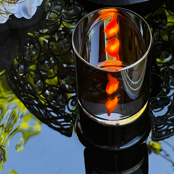 ŚWIECA LED TUBA LUSTRZANA 3D 12,5CM EFEKT PŁOMIENIA Z BATERIAMI